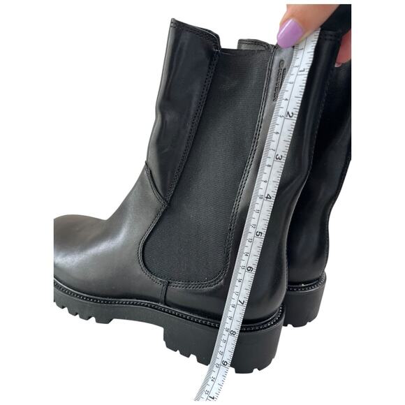 Vagabond black Kenova Boot combat leather 39 US9 Women's NWOT - Picture 9 of 10